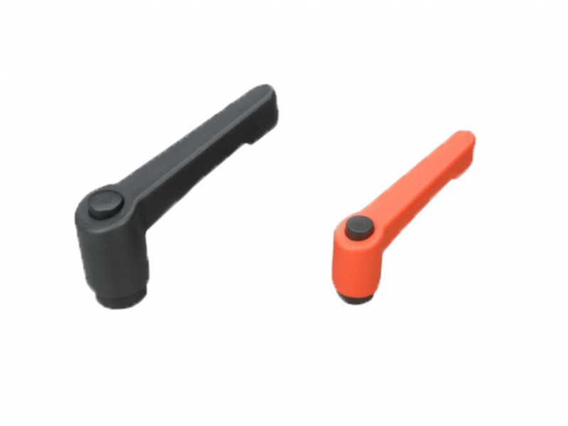 塑膠含鋅合金環把手 – 螺母  (按壓式可調整把手 / 萬向把手)